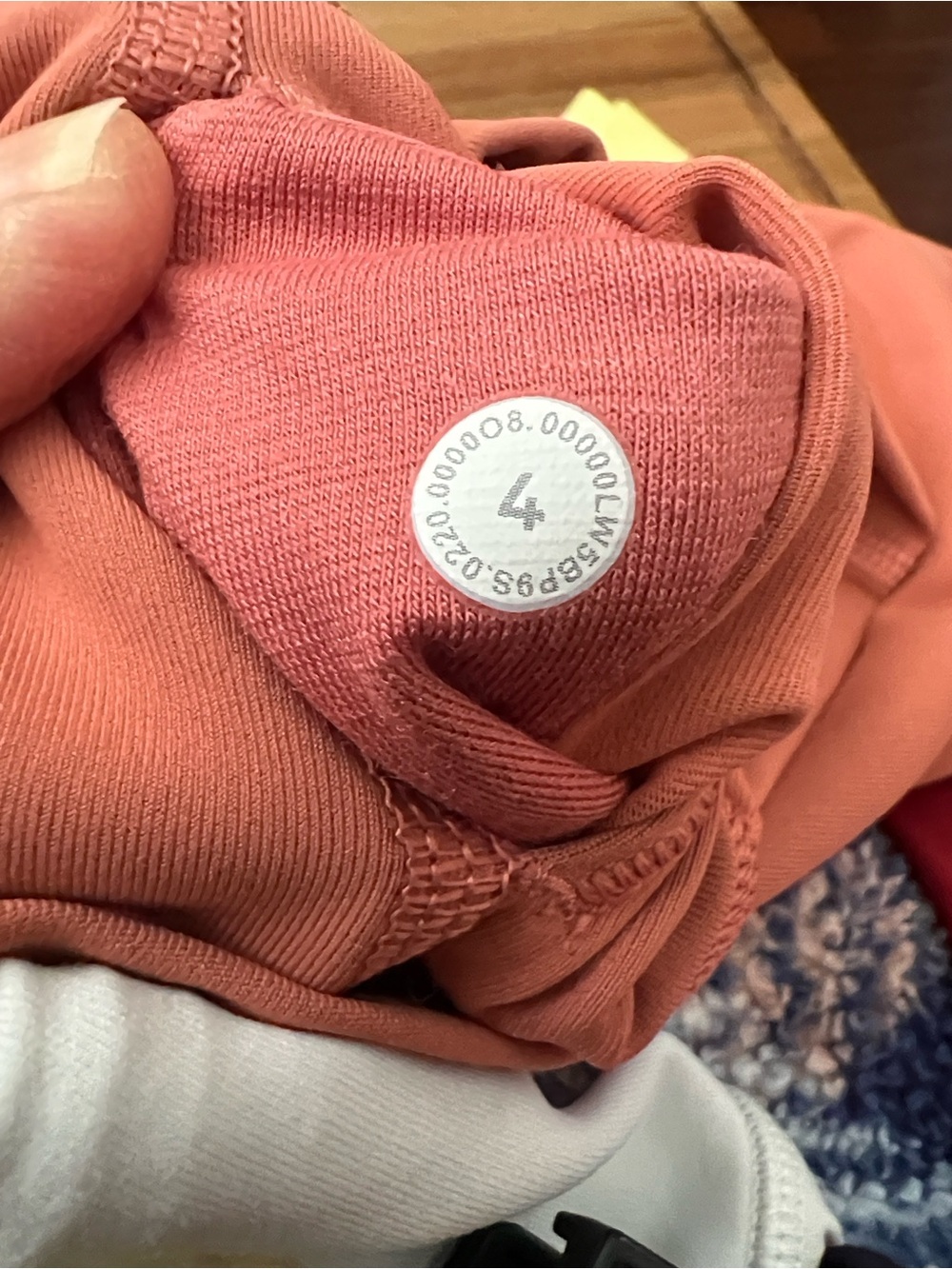 Lululemon Wunder Under High-Rise Tight 25" *Full-On Luxtreme, Rustic Coral Sz. 4 - Picture 6 of 7